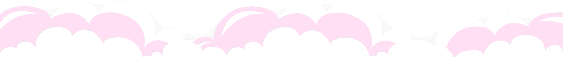 A pink and white cloud with black background